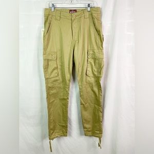 Matchstick Khaki Tan Wild Cargo Pocket Jogger Pants NEW NWT Lg 32